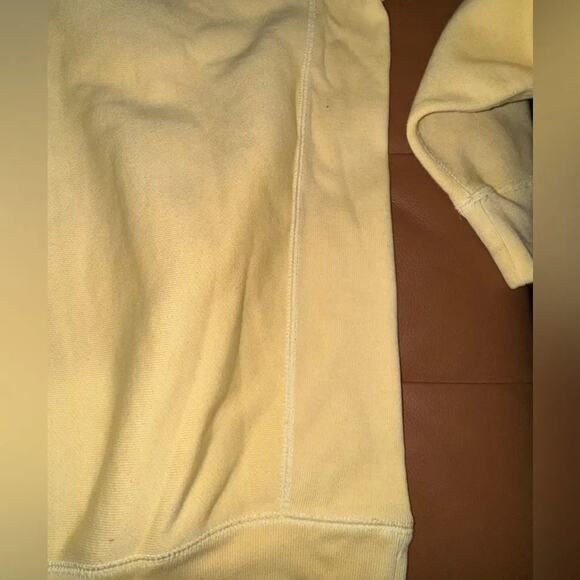 Primitive Skateboarding Elevator Yellow Washed Crewneck Sweatshirt, Unisex Small - Picture 10 of 10